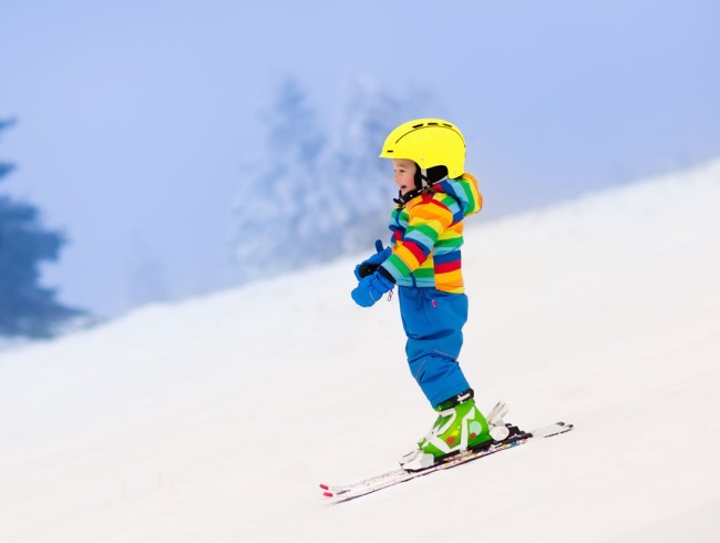 Ideale Skipisten für Kinder © Shutterstock